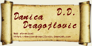 Danica Dragojlović vizit kartica